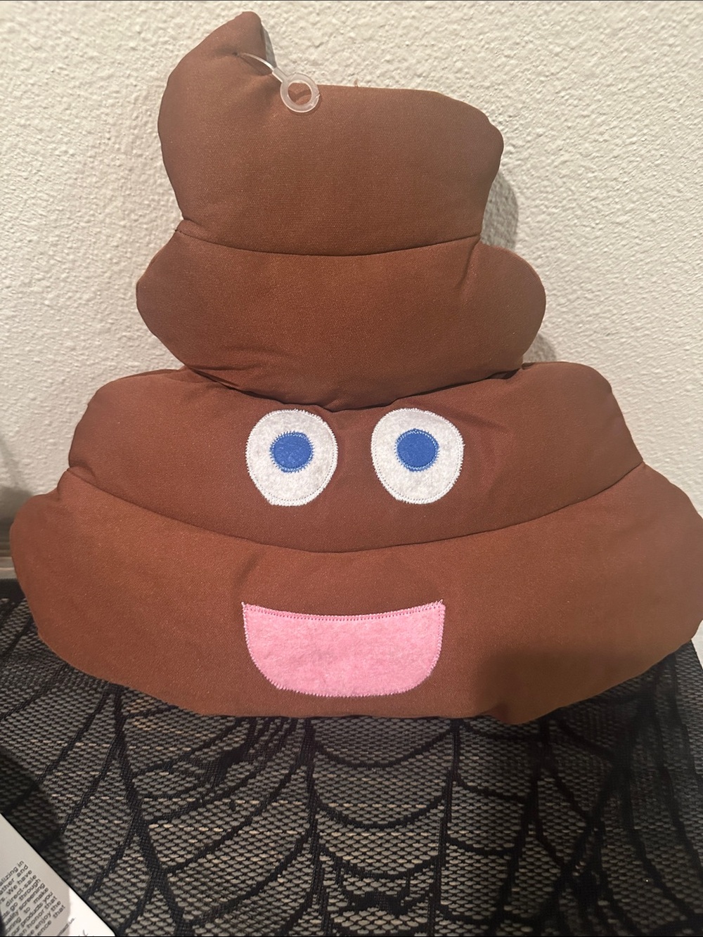 Kids Brown Poop Emoji Costume Plush Hat - Unbranded